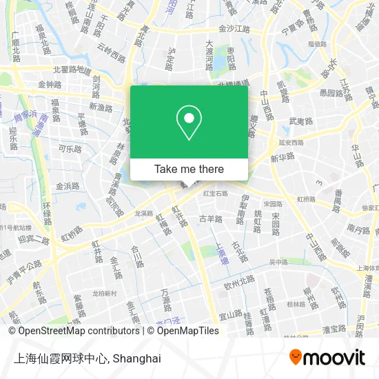 上海仙霞网球中心 map