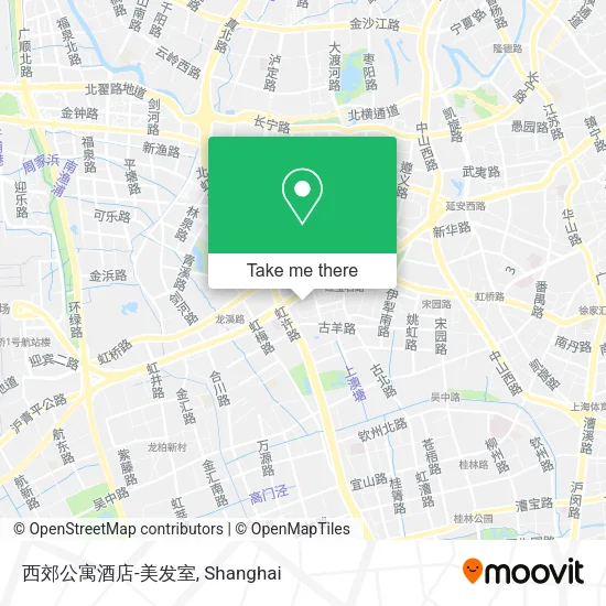 西郊公寓酒店-美发室 map