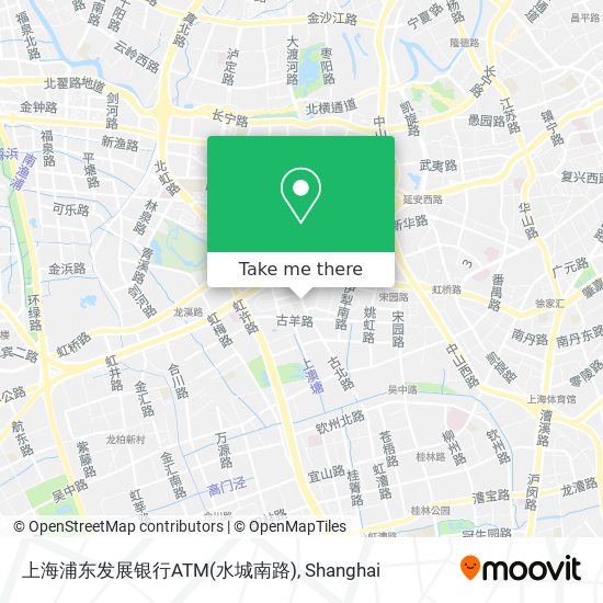 上海浦东发展银行ATM(水城南路) map
