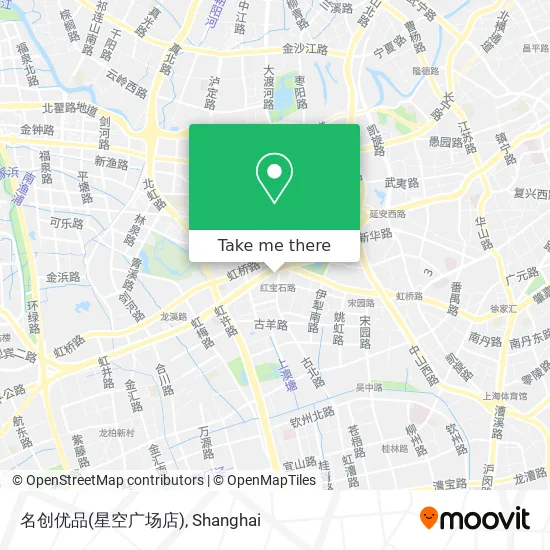 名创优品(星空广场店) map