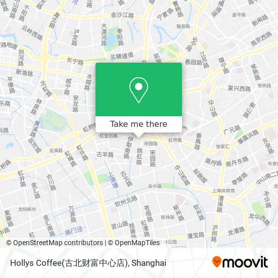 Hollys Coffee(古北财富中心店) map