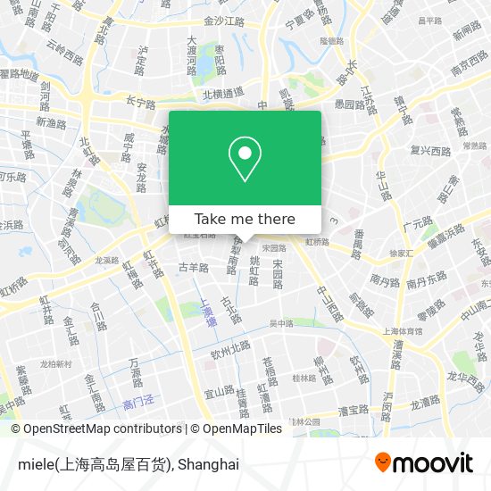 miele(上海高岛屋百货) map