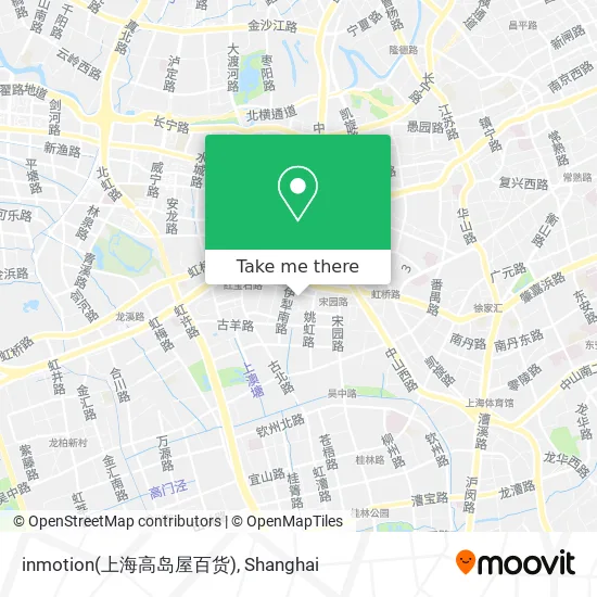 inmotion(上海高岛屋百货) map