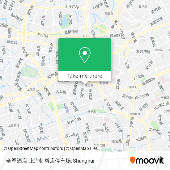 全季酒店-上海虹桥店停车场 map