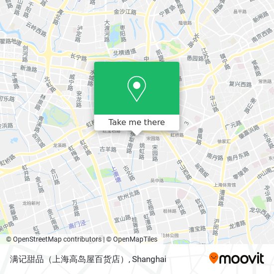 满记甜品（上海高岛屋百货店） map