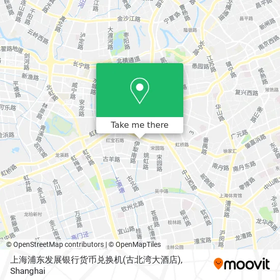 上海浦东发展银行货币兑换机(古北湾大酒店) map