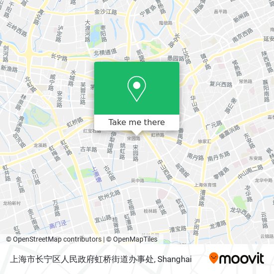 上海市长宁区人民政府虹桥街道办事处 map