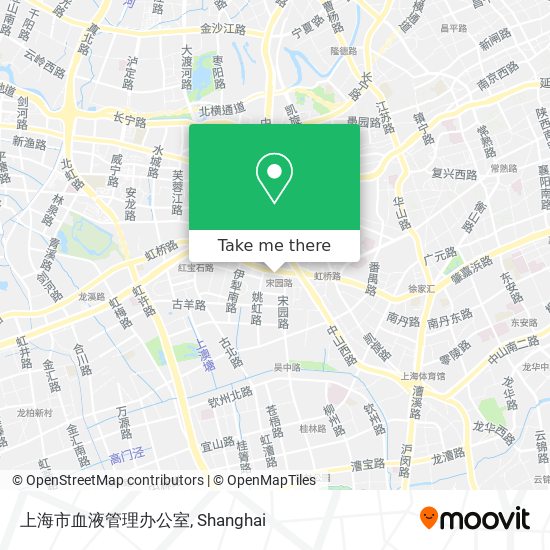 上海市血液管理办公室 map