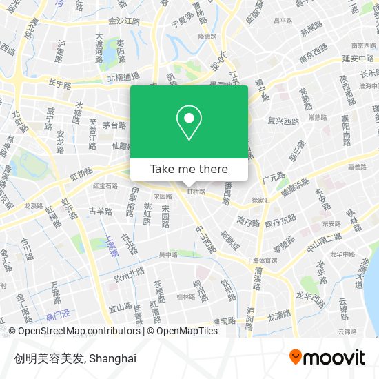 创明美容美发 map