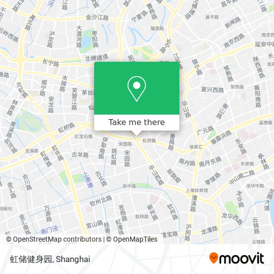 虹储健身园 map