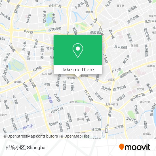 邮航小区 map