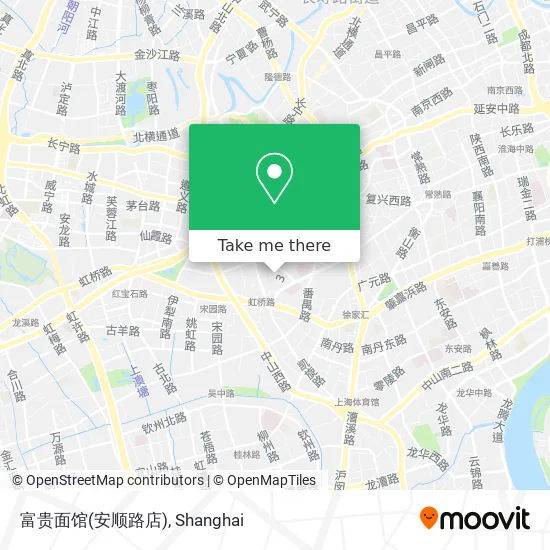 富贵面馆(安顺路店) map
