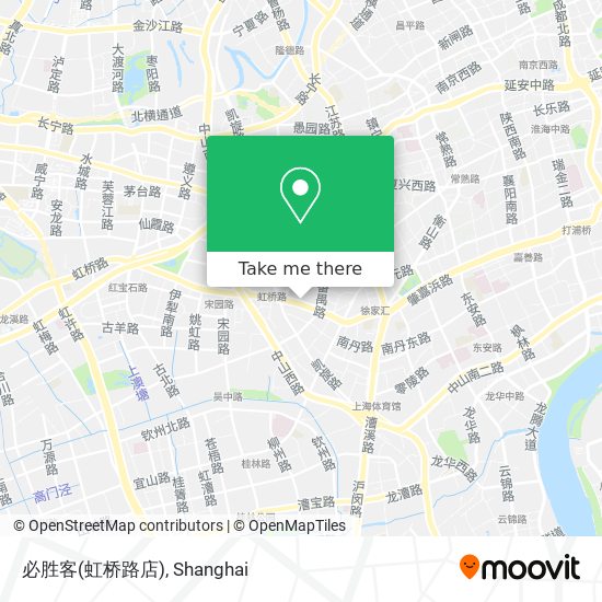 必胜客(虹桥路店) map