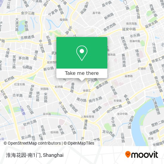 淮海花园-南1门 map
