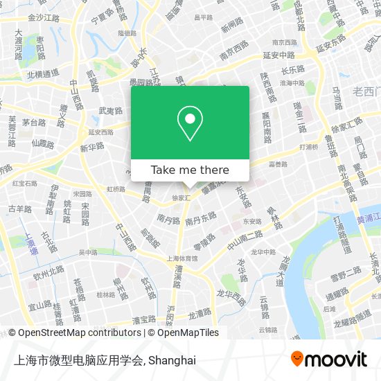上海市微型电脑应用学会 map