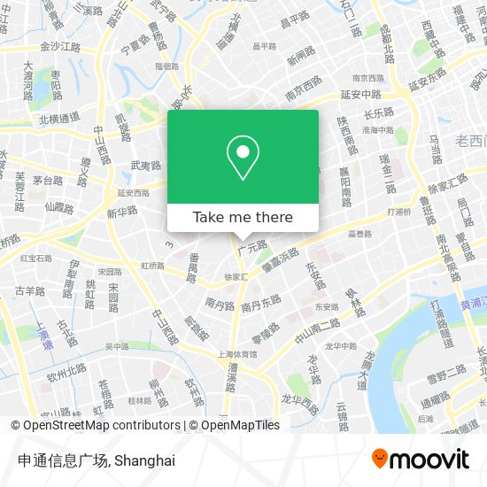 申通信息广场 map