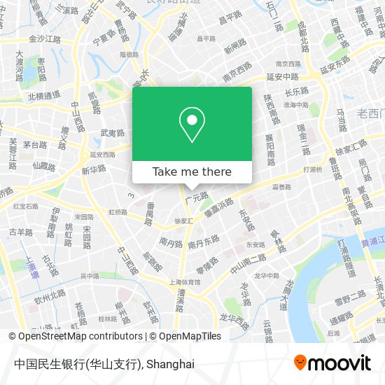 中国民生银行(华山支行) map