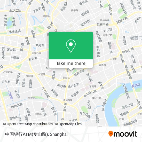 中国银行ATM(华山路) map