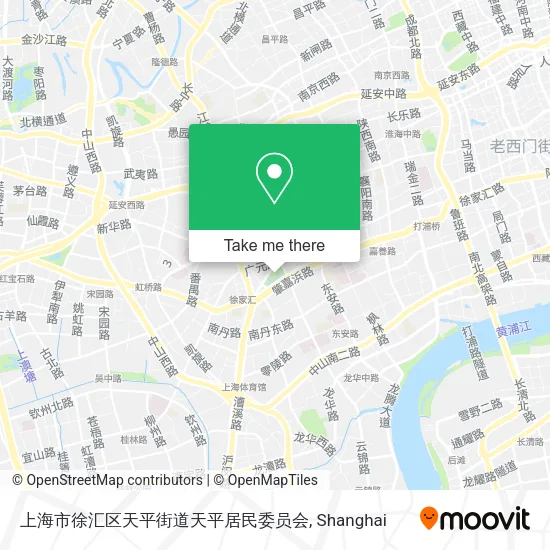 上海市徐汇区天平街道天平居民委员会 map