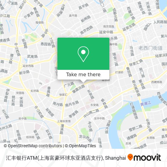 汇丰银行ATM(上海富豪环球东亚酒店支行) map