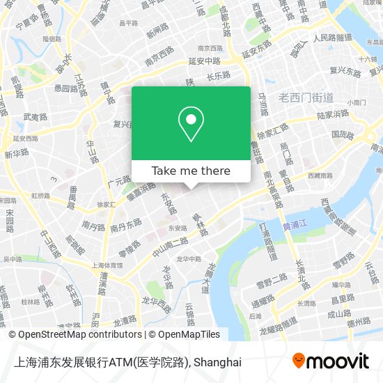 上海浦东发展银行ATM(医学院路) map