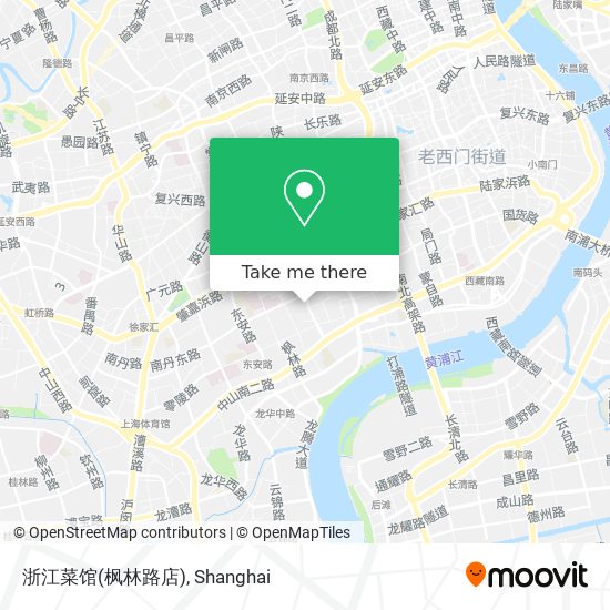 浙江菜馆(枫林路店) map