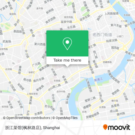 浙江菜馆(枫林路店) map
