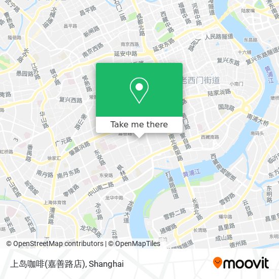 上岛咖啡(嘉善路店) map