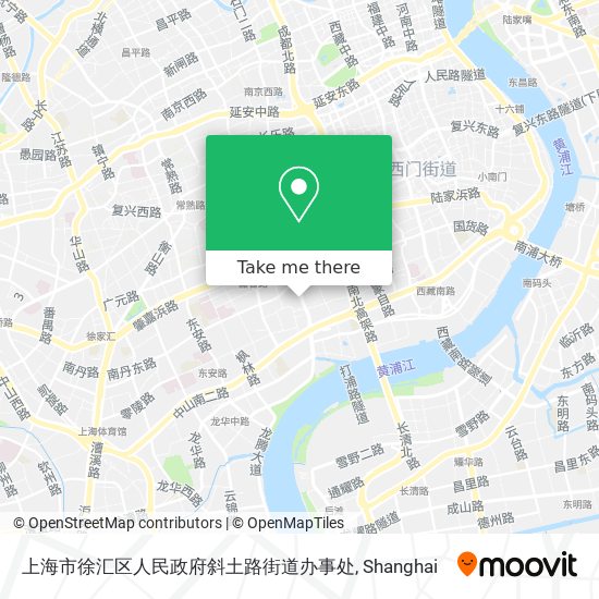 上海市徐汇区人民政府斜土路街道办事处 map