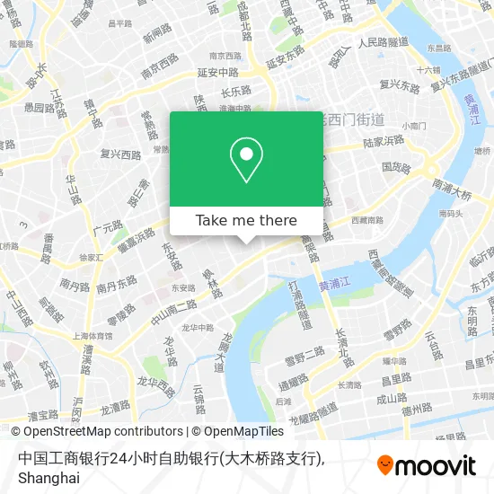 中国工商银行24小时自助银行(大木桥路支行) map