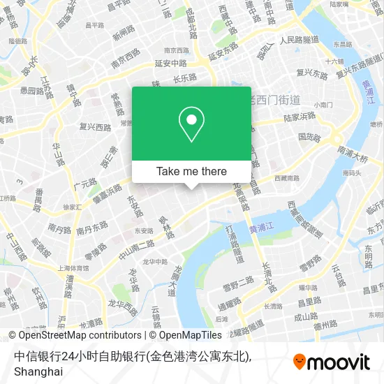 中信银行24小时自助银行(金色港湾公寓东北) map