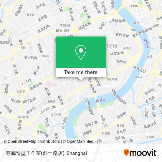 尊廊造型工作室(斜土路店) map