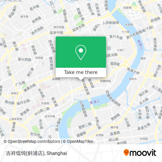 吉祥馄饨(斜浦店) map