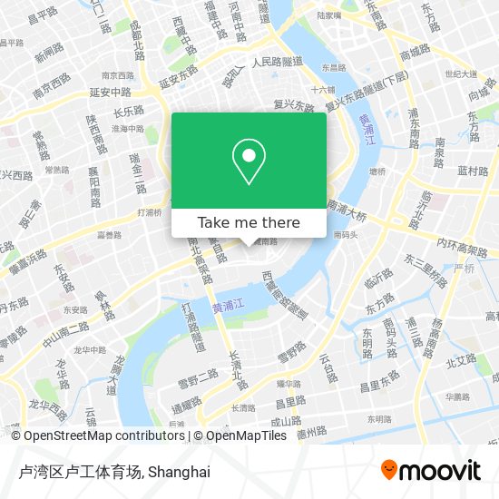 卢湾区卢工体育场 map