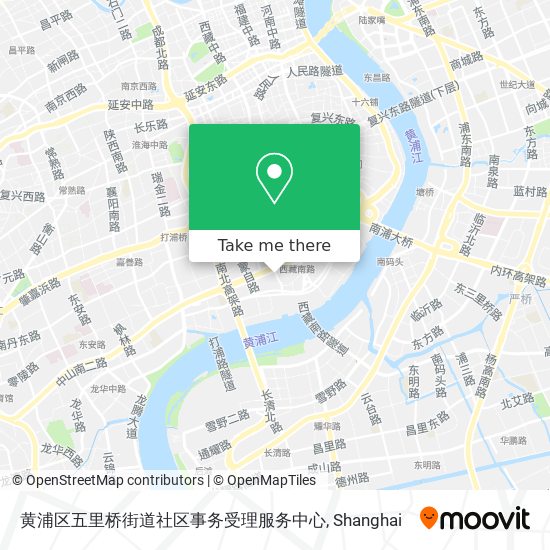 黄浦区五里桥街道社区事务受理服务中心 map
