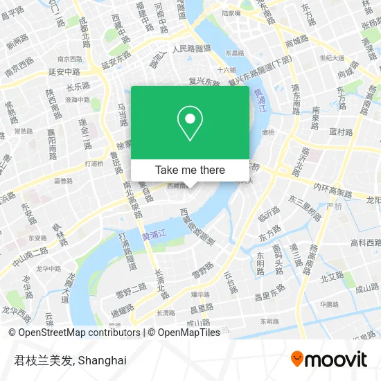 君枝兰美发 map