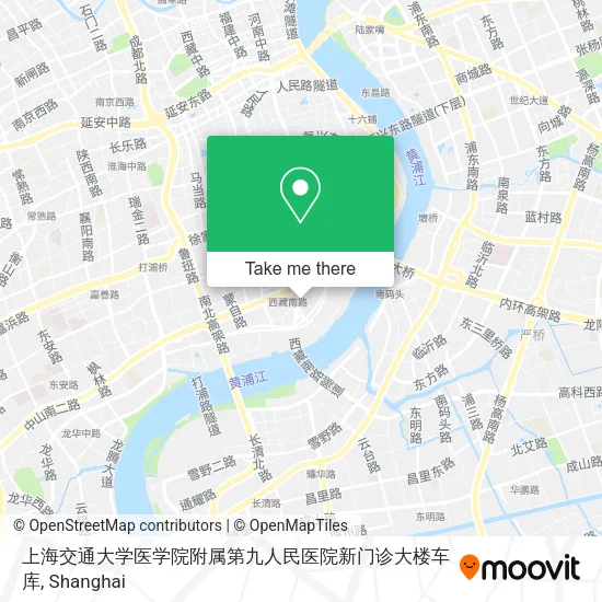 上海交通大学医学院附属第九人民医院新门诊大楼车库 map