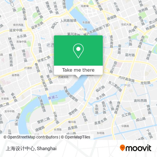 上海设计中心 map