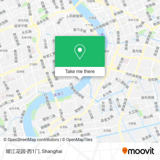 耀江花园-西1门 map