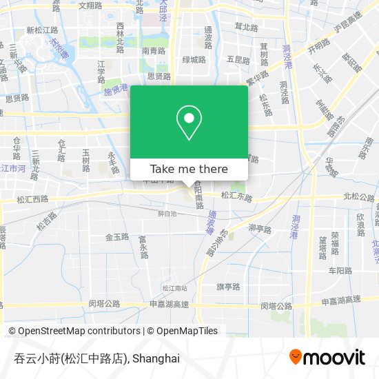 吞云小莳(松汇中路店) map