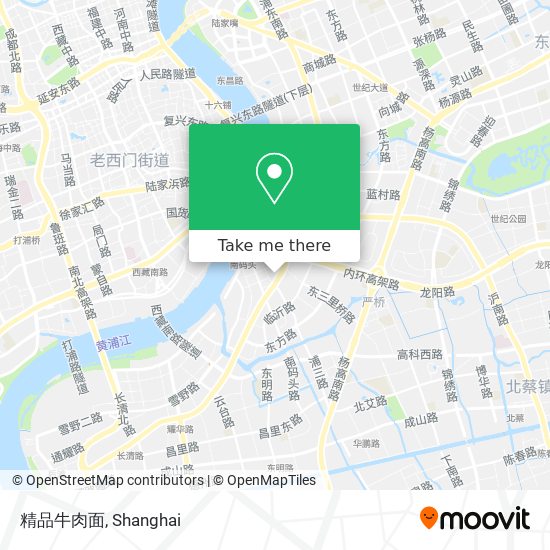 精品牛肉面 map
