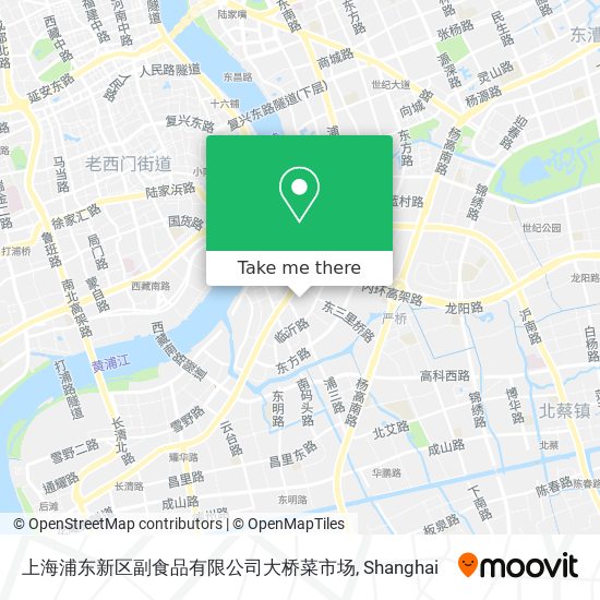 上海浦东新区副食品有限公司大桥菜市场 map