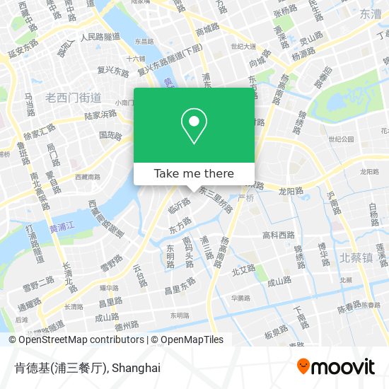 肯德基(浦三餐厅) map