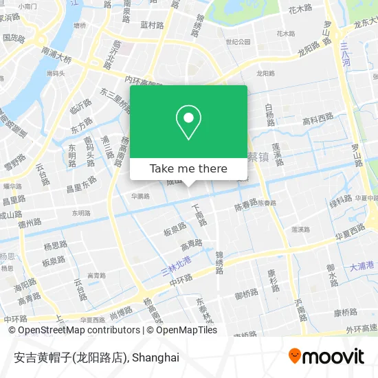 安吉黄帽子(龙阳路店) map
