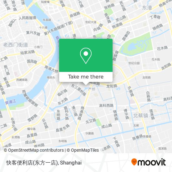 快客便利店(东方一店) map