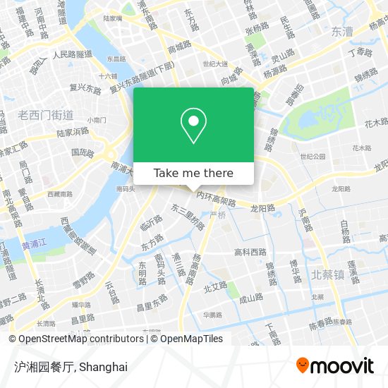 沪湘园餐厅 map