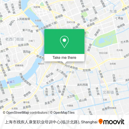 上海市残疾人康复职业培训中心(临沂北路) map