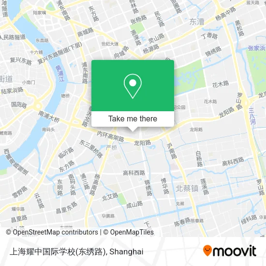 上海耀中国际学校(东绣路) map