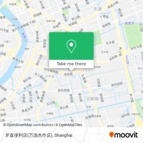 罗森便利店(万源杰作店) map