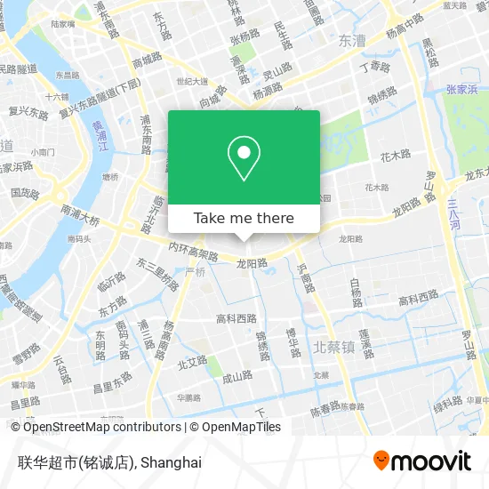 联华超市(铭诚店) map